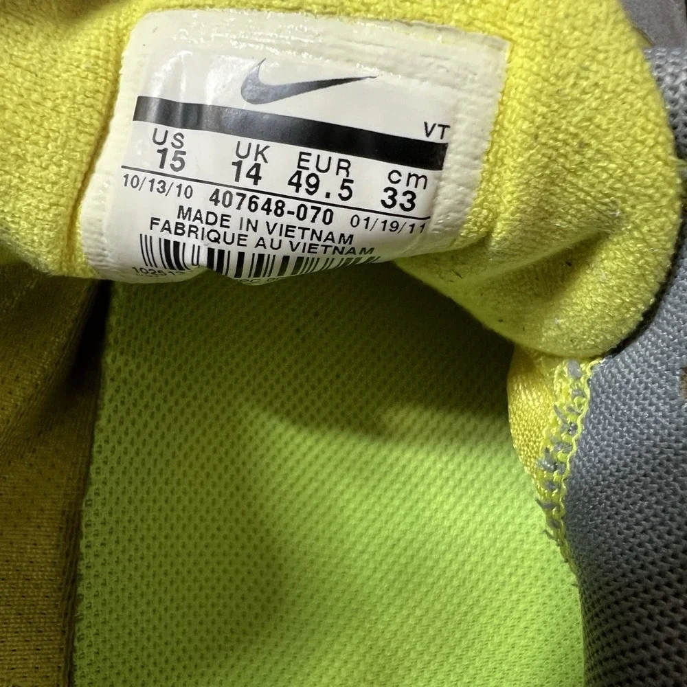 Nike Lunarglide 2 407648-070 Running Walking Men's Size 15 Athletic Gym